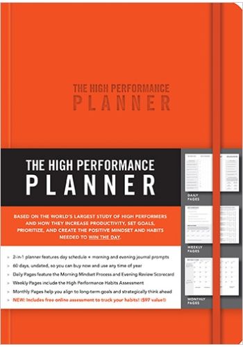 High Performance Planner - Orange view 1