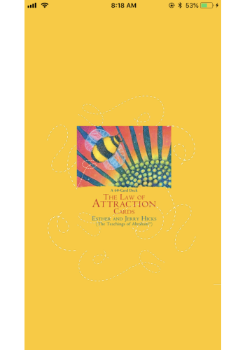 The Law of Attraction Cards App view 7