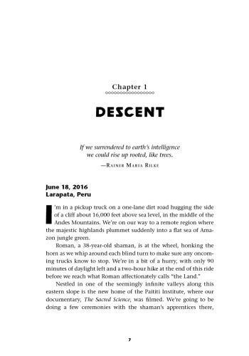 The Sacred Science view 1