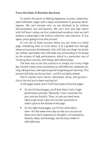 The High Performance Journal view 3