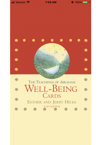 The Teachings of Abraham: Well-Being Cards App