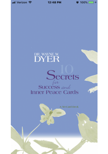 10 Secrets for Success and Inner Peace Cards App