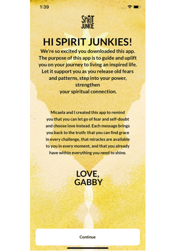 Spirit Junkie Card Deck App