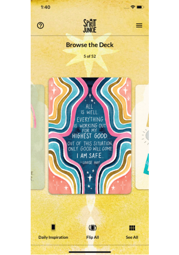 Spirit Junkie Card Deck App